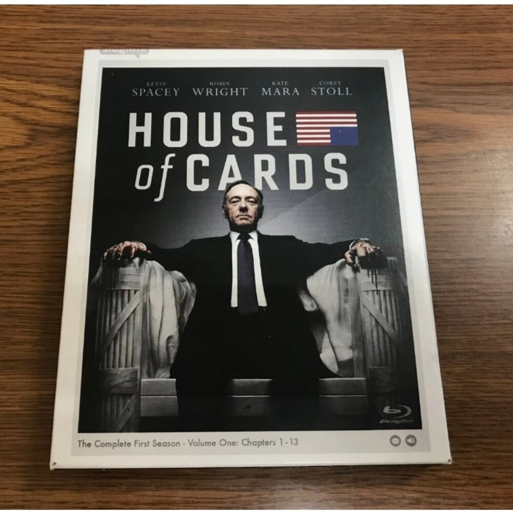 House of Cards: the Complete First Season Blu ray Kevin Spacey Robin Wright